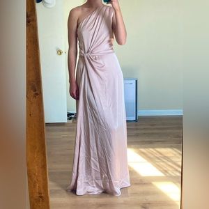 NWT Halston Heritage Asymmetrical Rose Dress